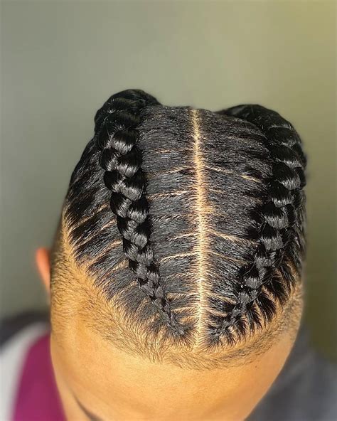 men french braids|dutch braid on men.